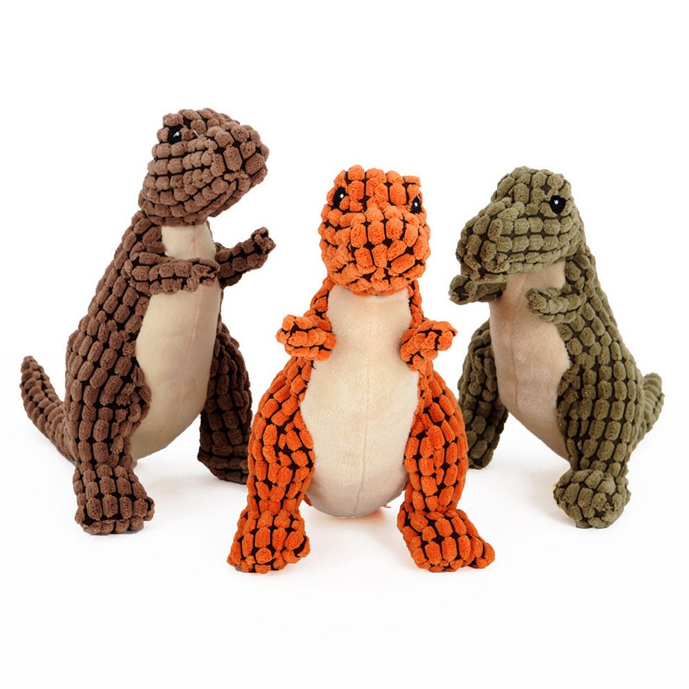 Dinosaur Pet Toys Giant Dogs Pets Interactive Dog Toys For Large Dogs Chew Toys Chihuahua Plush Stuffing Squeakers - Image 4